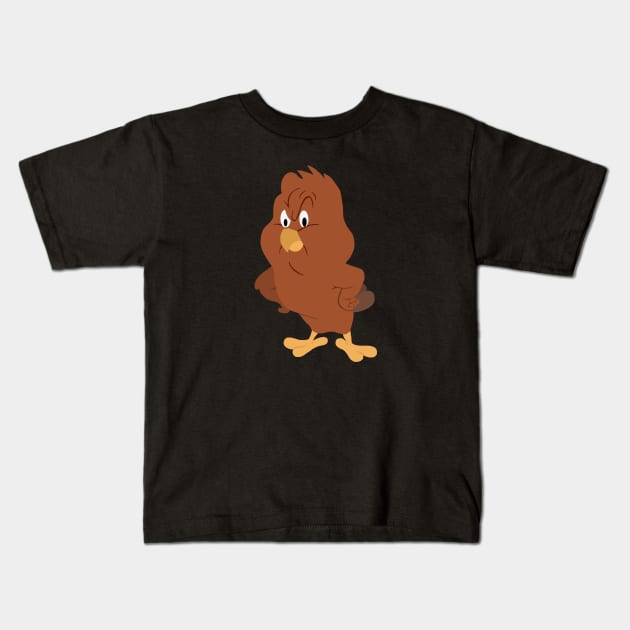 Angry Chicken Kids T-Shirt by ElviaMontemayor